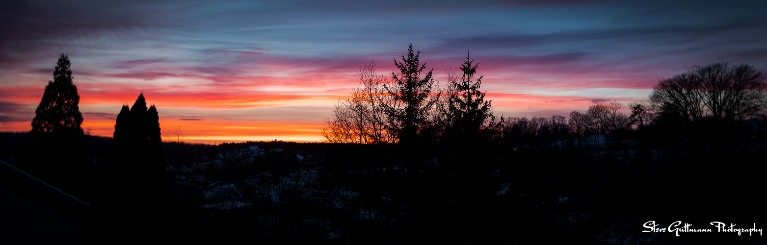 Sonnenuntergang in Waldenbuch