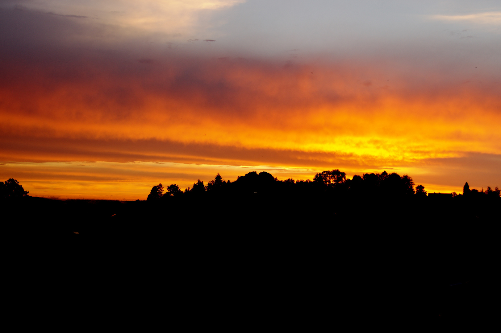 Sonnenuntergang in Waldmünchen