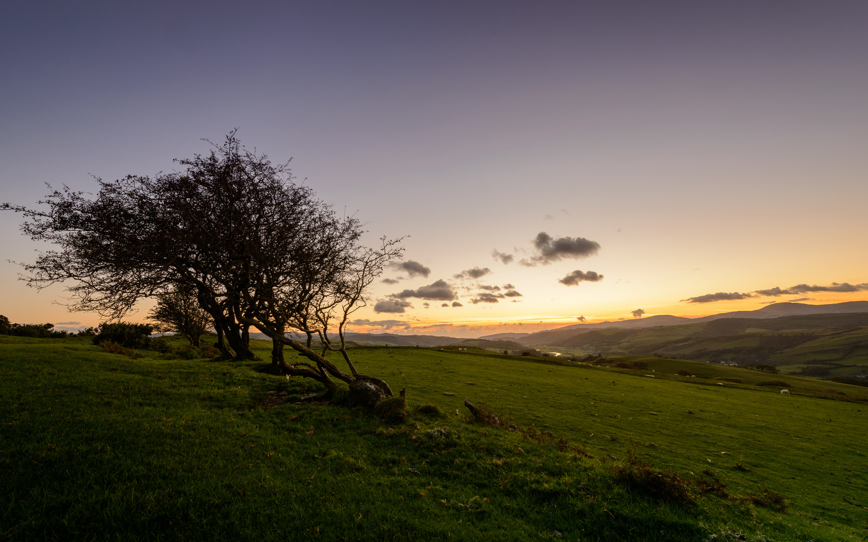 Sonnenuntergang in Wales