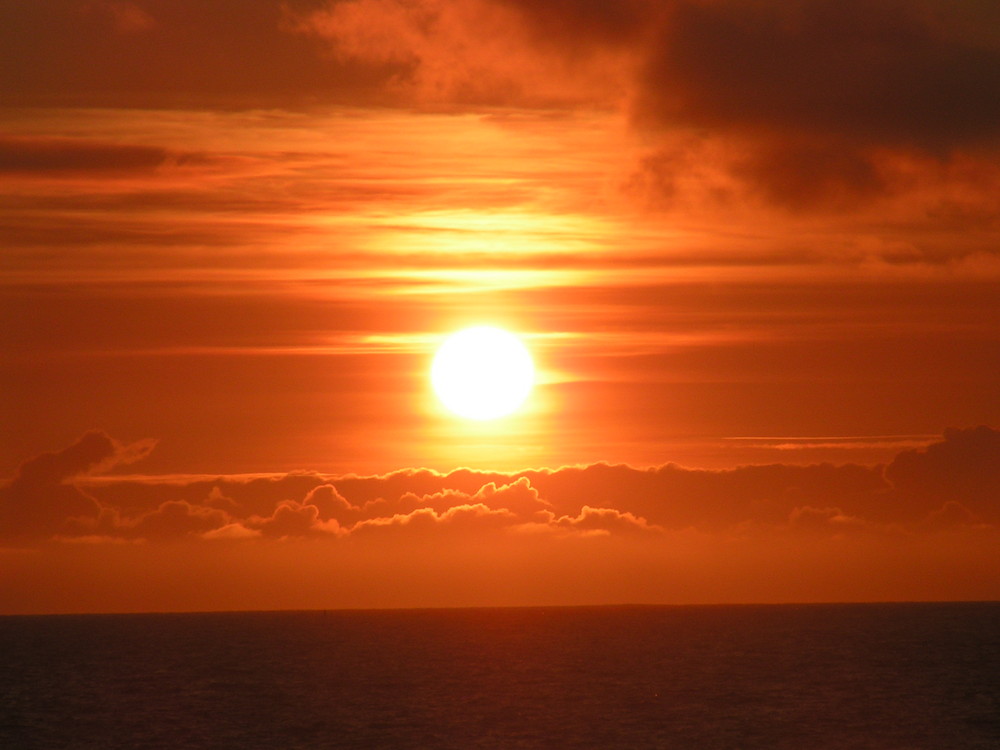 Sonnenuntergang in Wales/GB