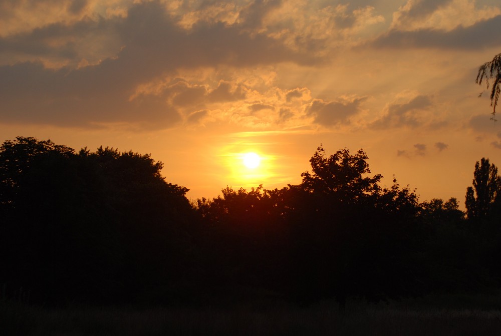 Sonnenuntergang in Wanne-Eickel