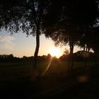 Sonnenuntergang in Wardenburg