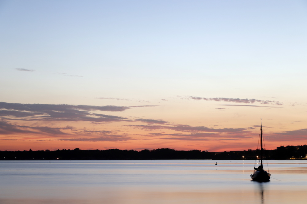 Sonnenuntergang in Waren (Müritz) am 25.07.2019 - Bild 10