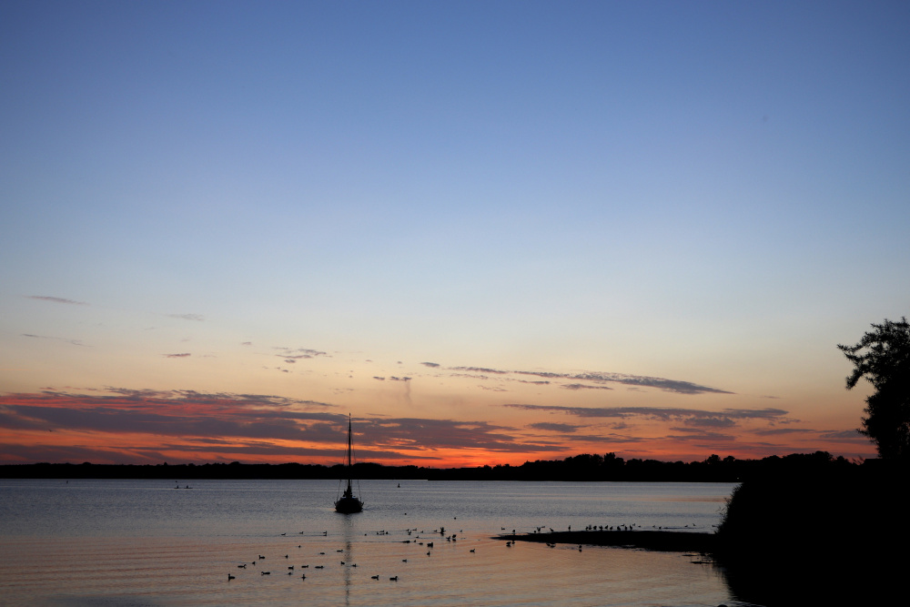 Sonnenuntergang in Waren (Müritz) am 25.07.2019 - Bild 2