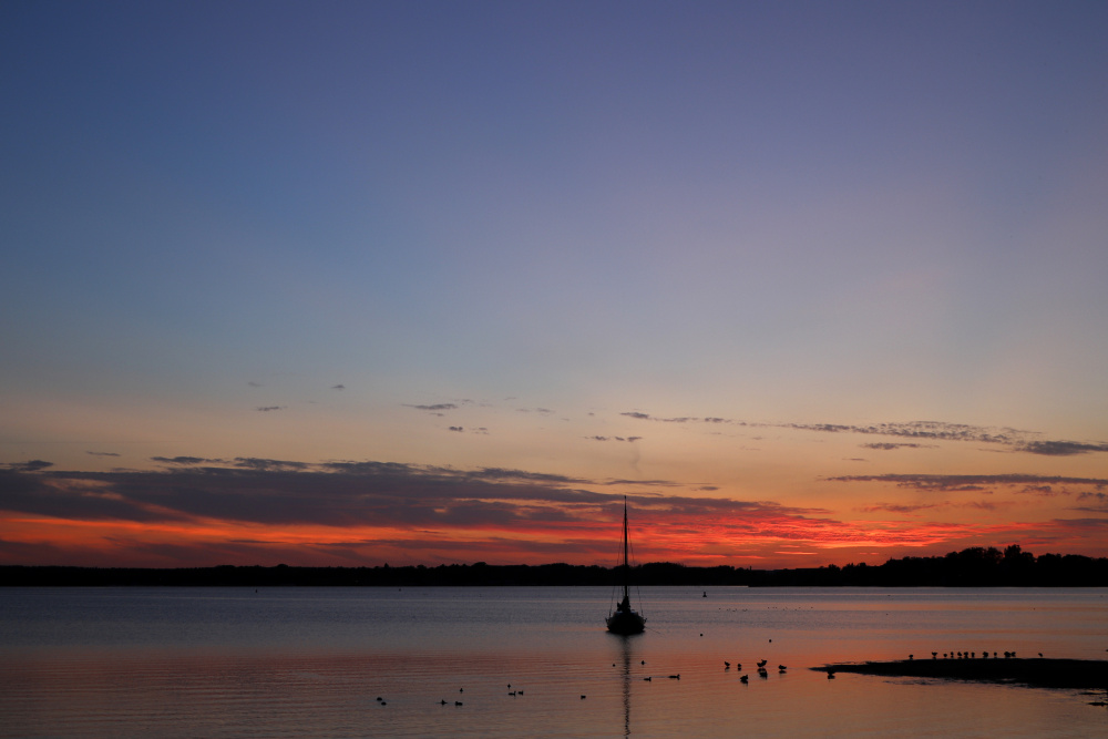 Sonnenuntergang in Waren (Müritz) am 25.07.2019 - Bild 4