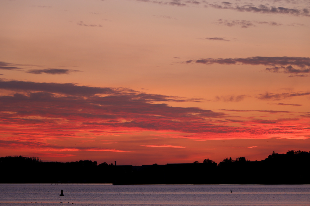 Sonnenuntergang in Waren (Müritz) am 25.07.2019 - Bild 5