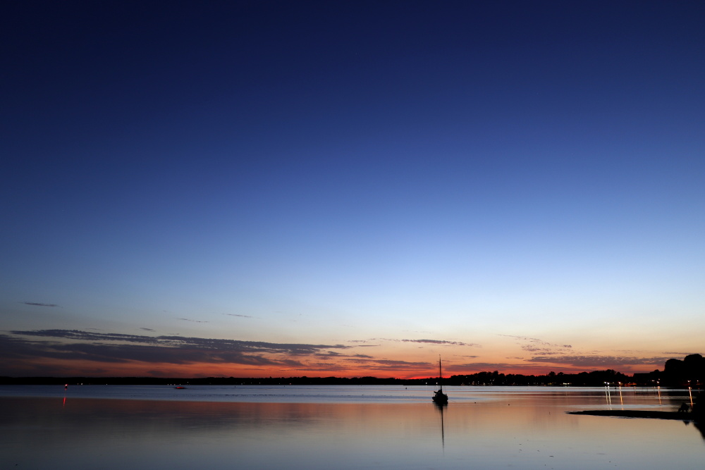 Sonnenuntergang in Waren (Müritz) am 25.07.2019 - Bild 9