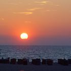 Sonnenuntergang in Warnemünde