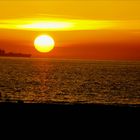 Sonnenuntergang in Warnemünde