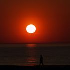 Sonnenuntergang in Warnemünde