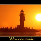 Sonnenuntergang in Warnemünde