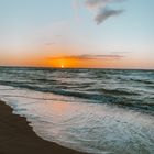 Sonnenuntergang in Warnemünde 