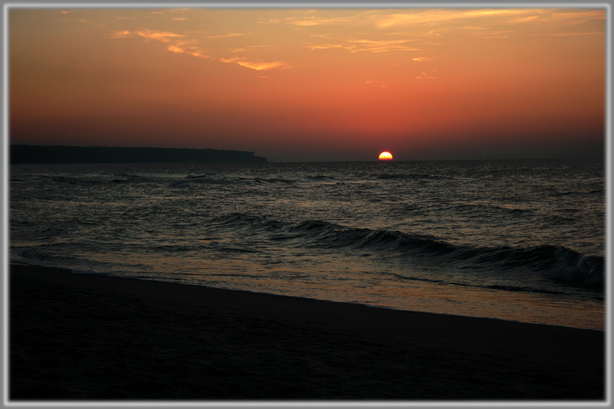 Sonnenuntergang in Warnemünde II