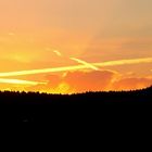 Sonnenuntergang in Warstein / 1. Versuch