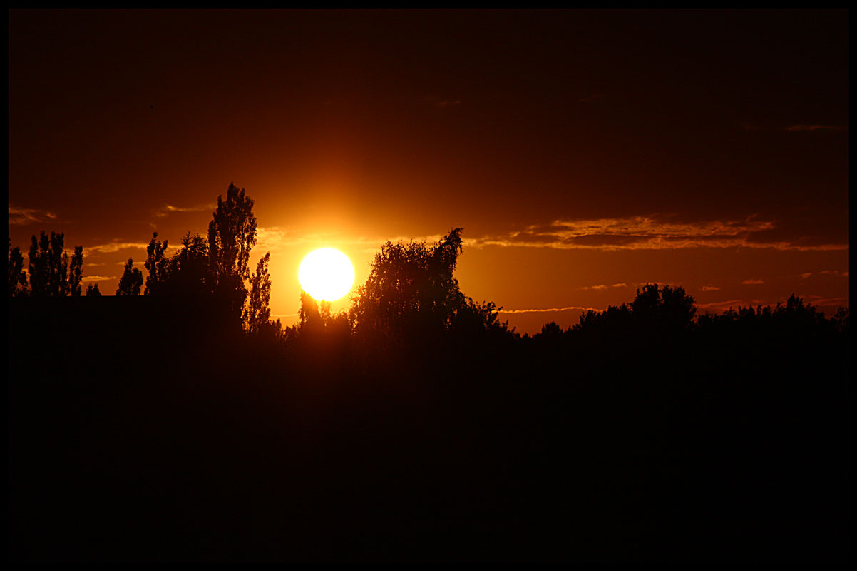 Sonnenuntergang in Weinhübel