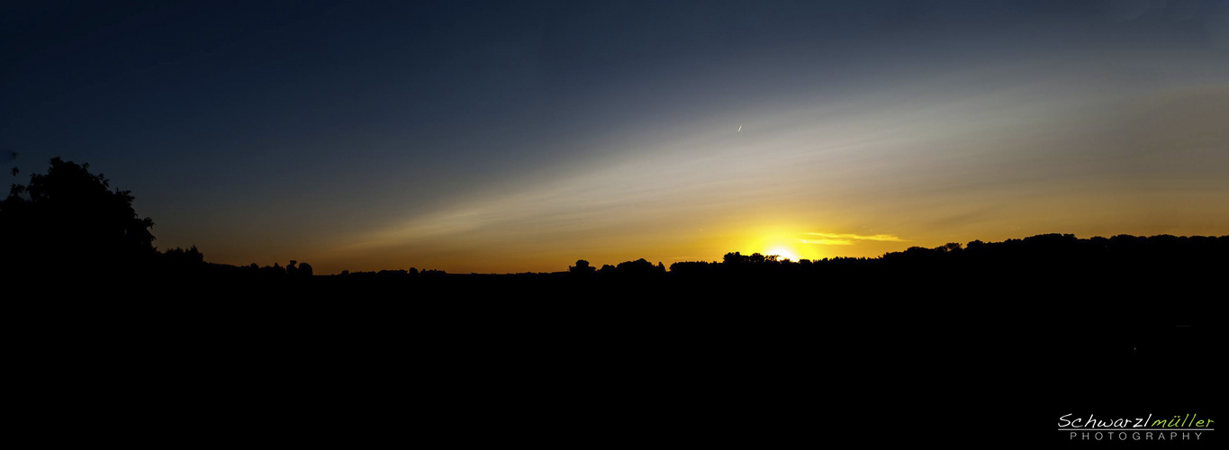 Sonnenuntergang in Wels