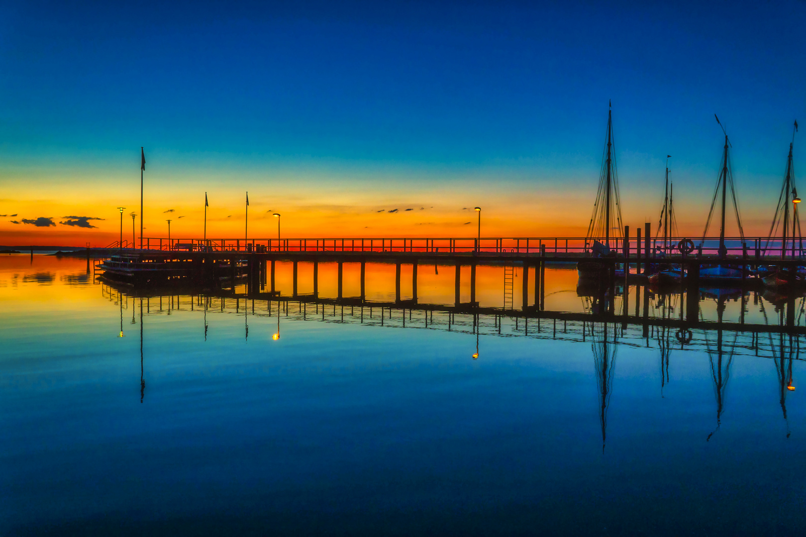 Sonnenuntergang in Wendtorf bei Laboe 