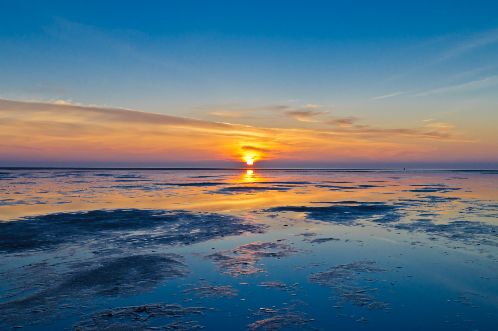 Sonnenuntergang in Westerhever (2)