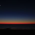 Sonnenuntergang in Westerland (Sylt) am Strand