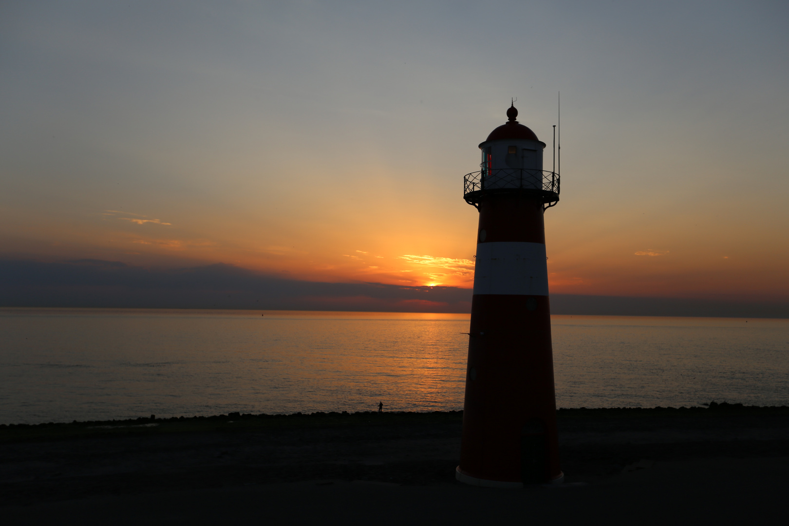 Sonnenuntergang in Westkapelle