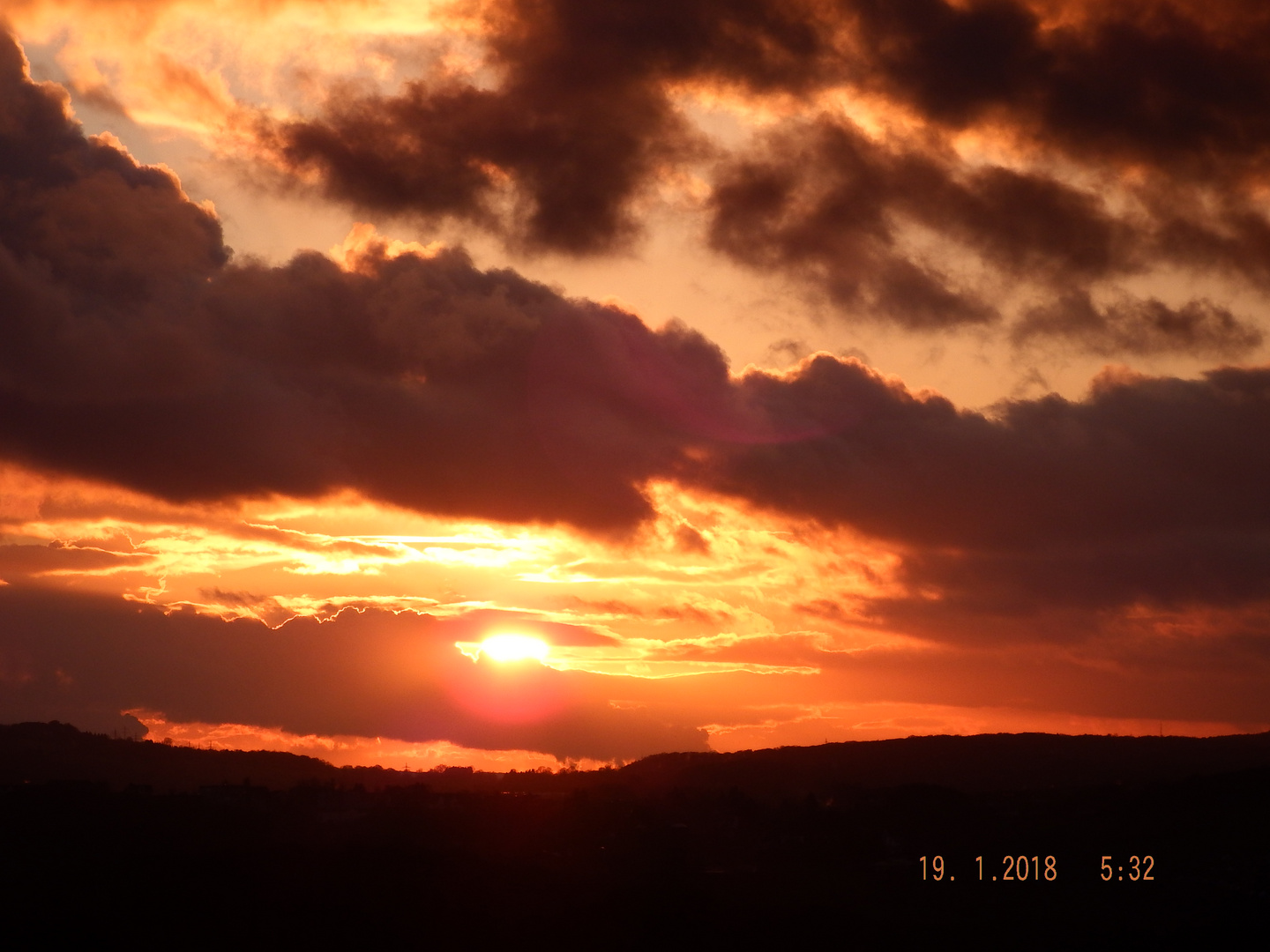 Sonnenuntergang in Wetter