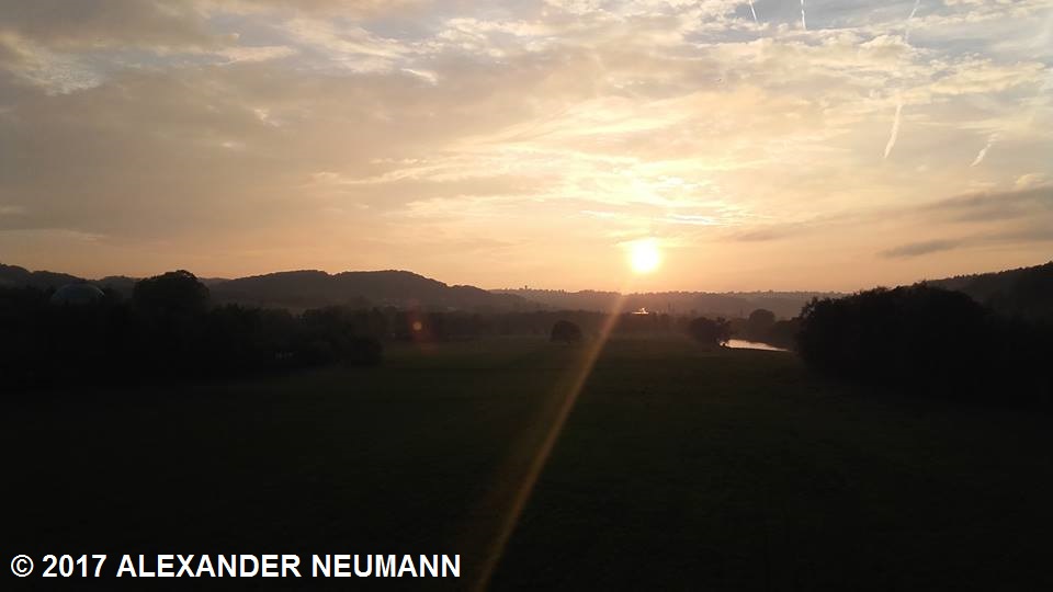 Sonnenuntergang in Wetter an der Ruhr