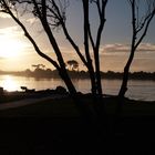 Sonnenuntergang in Whakatane