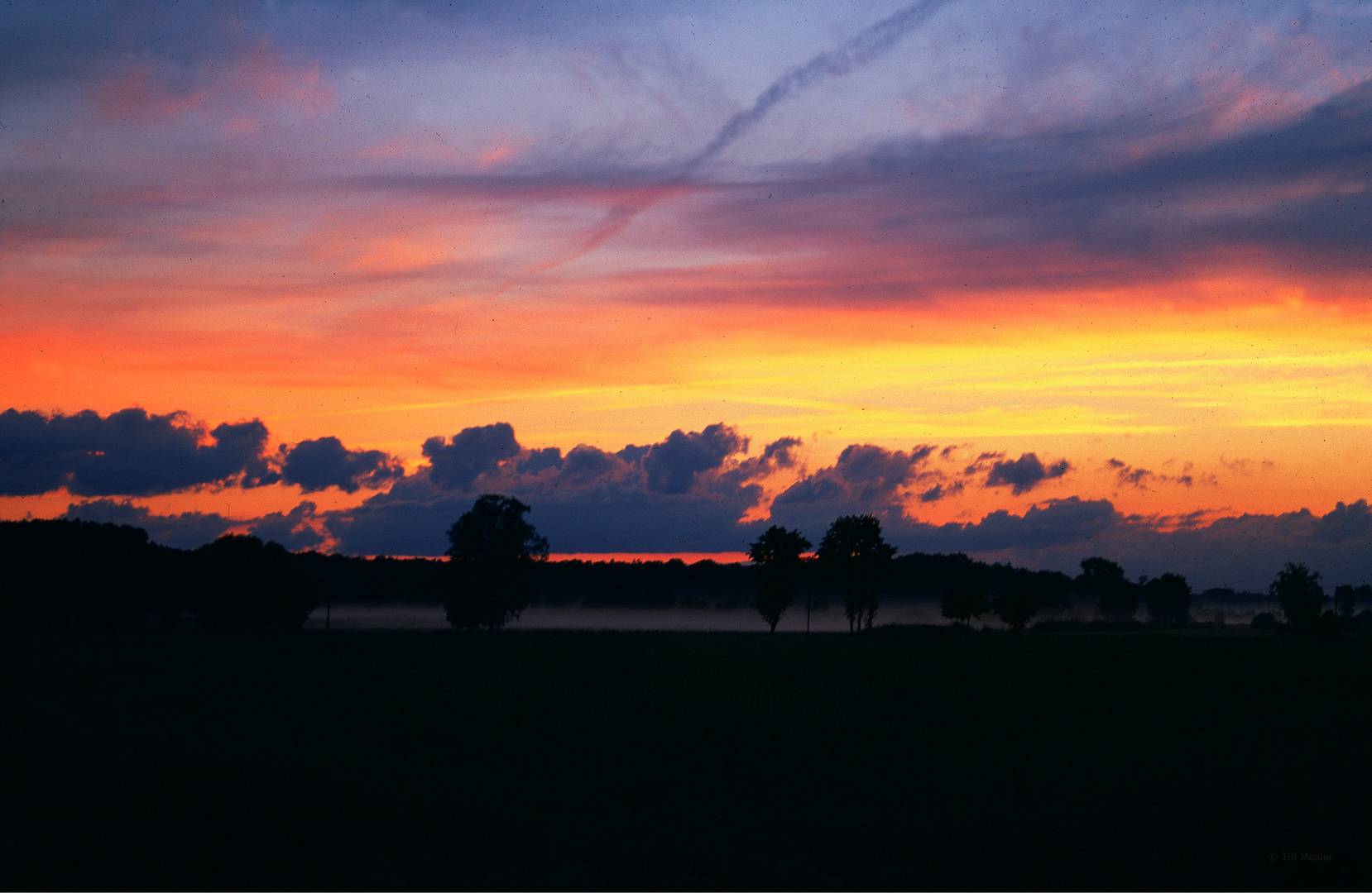 Sonnenuntergang in Wielkopolska