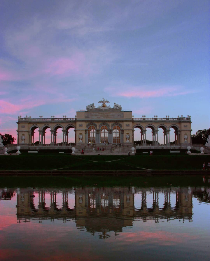 Sonnenuntergang in Wien