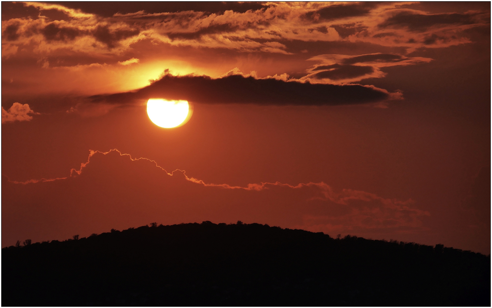 Sonnenuntergang in Wien