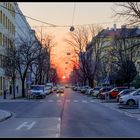 Sonnenuntergang in Wien