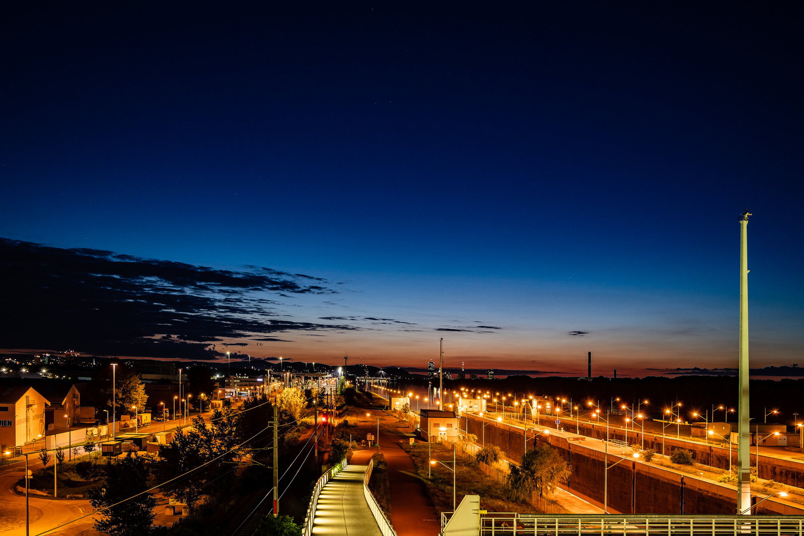 Sonnenuntergang in Wien