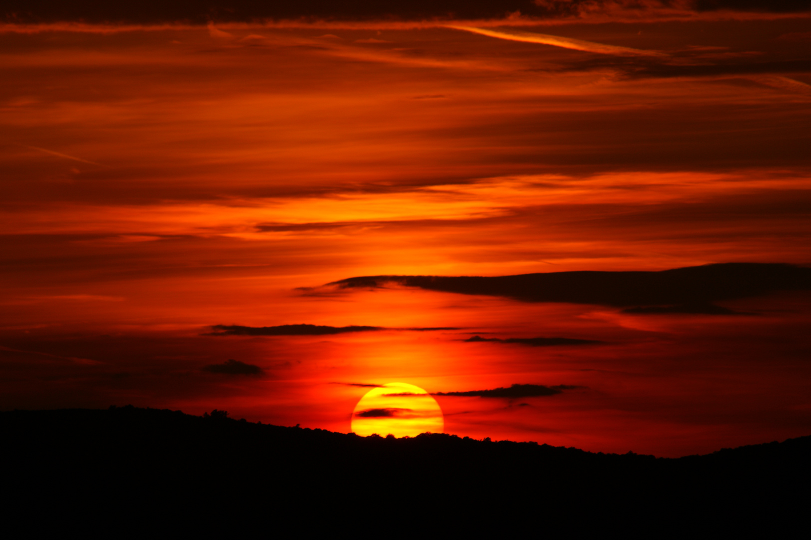 Sonnenuntergang in Wien