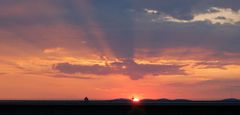 Sonnenuntergang in Wien