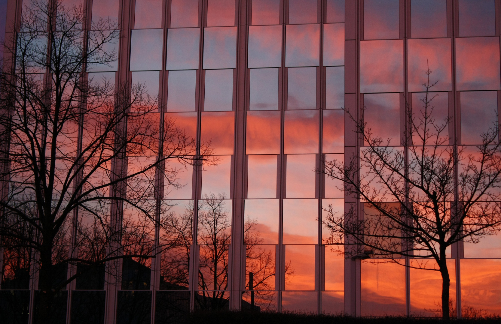 Sonnenuntergang in Wiesbaden