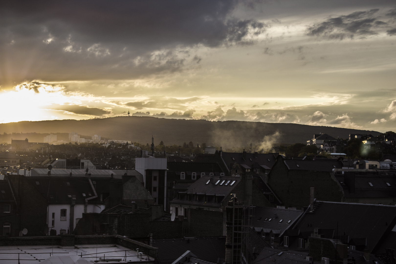 Sonnenuntergang in Wiesbaden