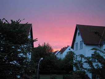 Sonnenuntergang in Wilhelmshaven