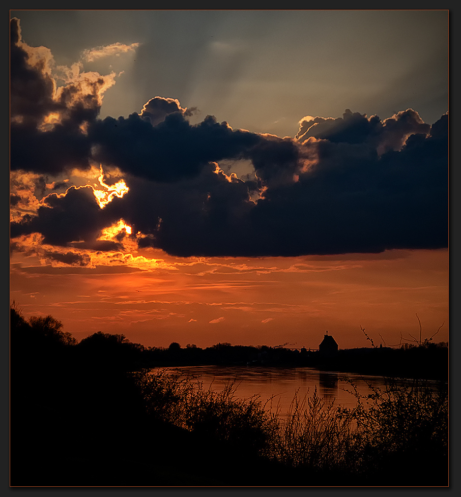 Sonnenuntergang in Witternberg