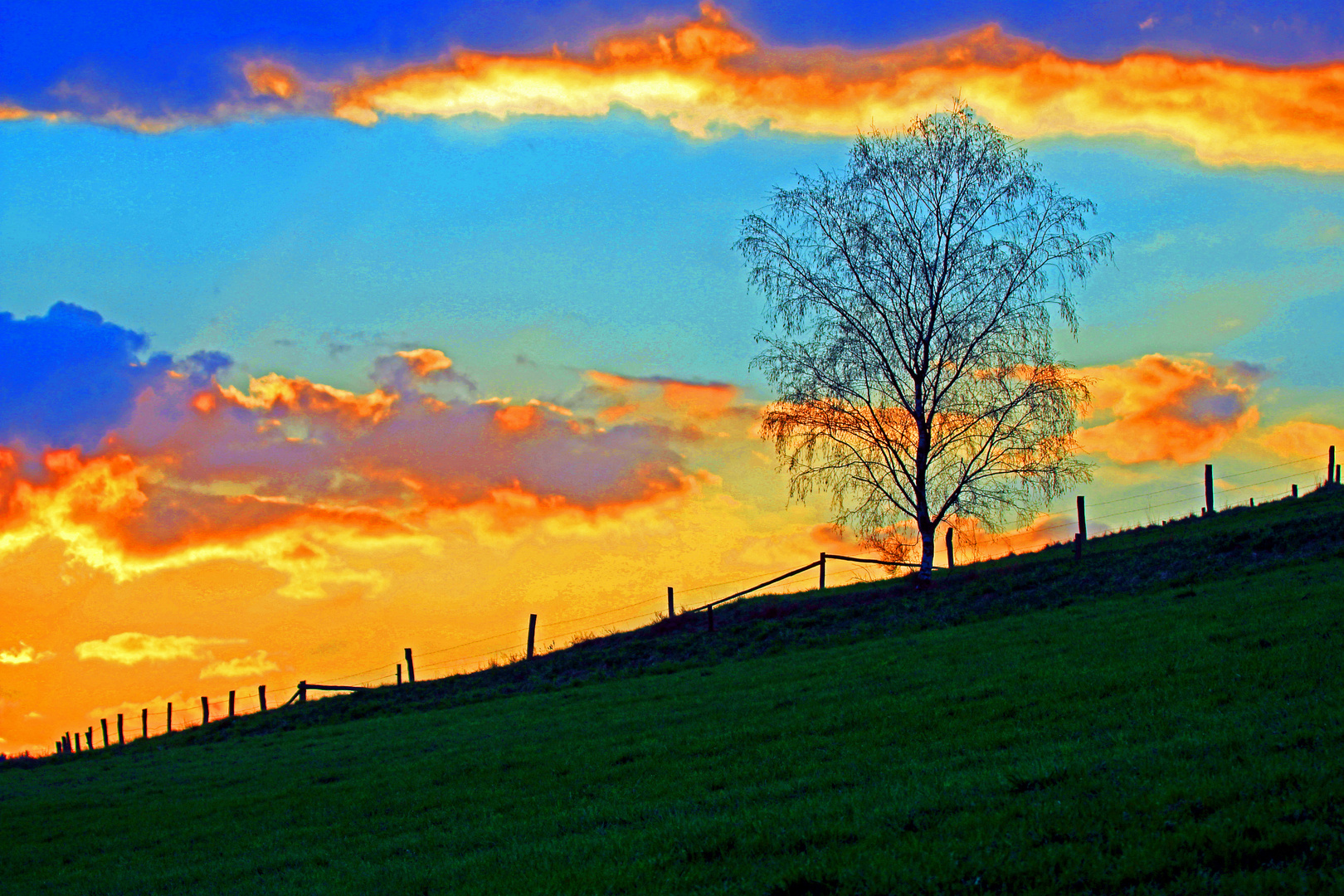 Sonnenuntergang in Wittgenstein