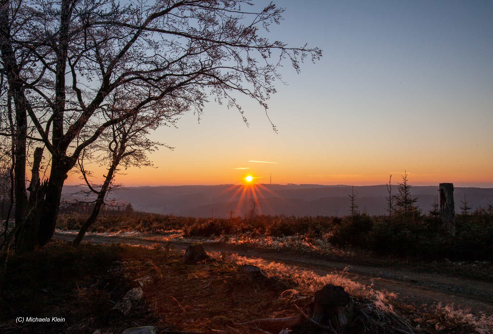 Sonnenuntergang in Wittgenstein