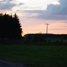 Sonnenuntergang in Wredenhagen (Mecklenburg-Vorpommern)