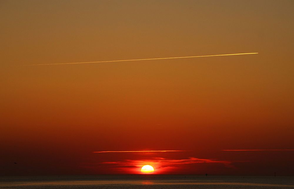 Sonnenuntergang in Wremen