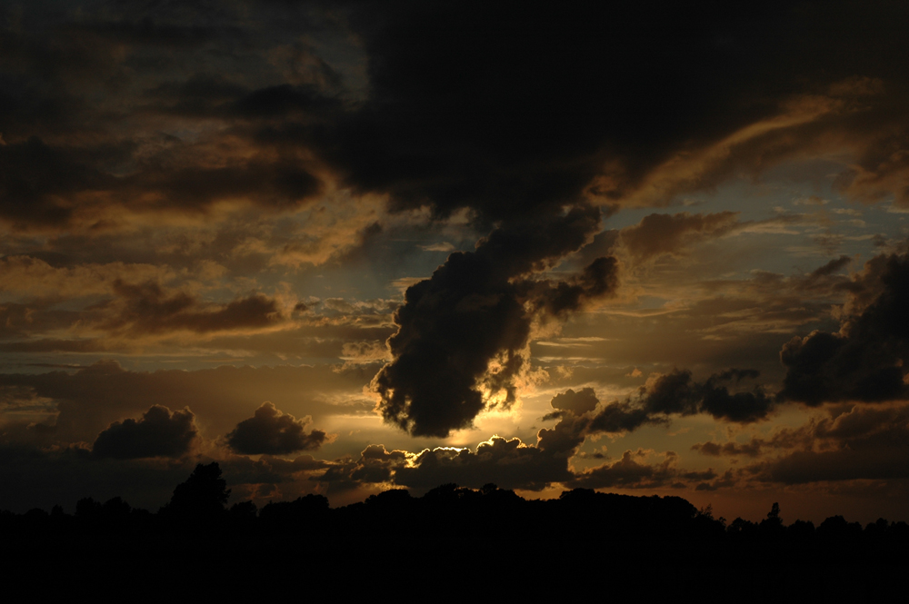 Sonnenuntergang in Wremen