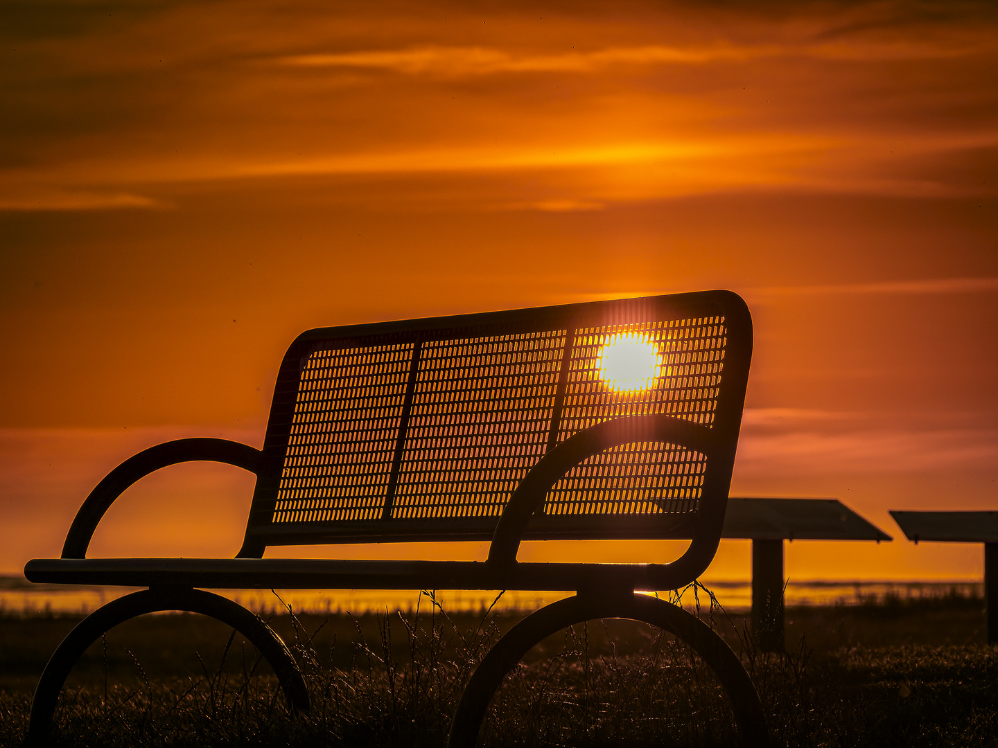 Sonnenuntergang in Wremen