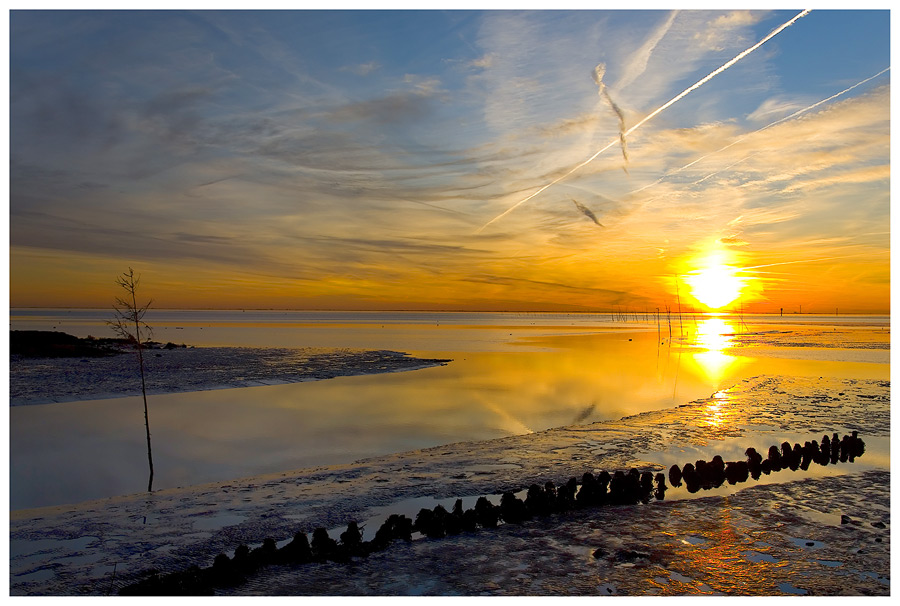 Sonnenuntergang in Wremen, oder...