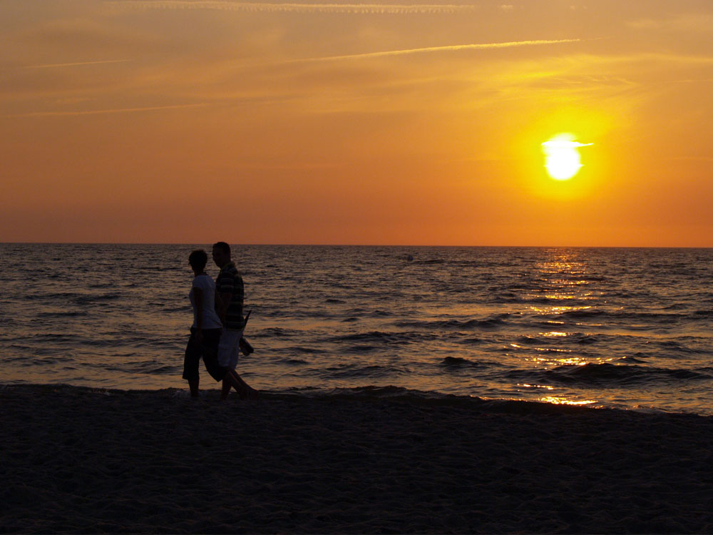 Sonnenuntergang in Wustrow