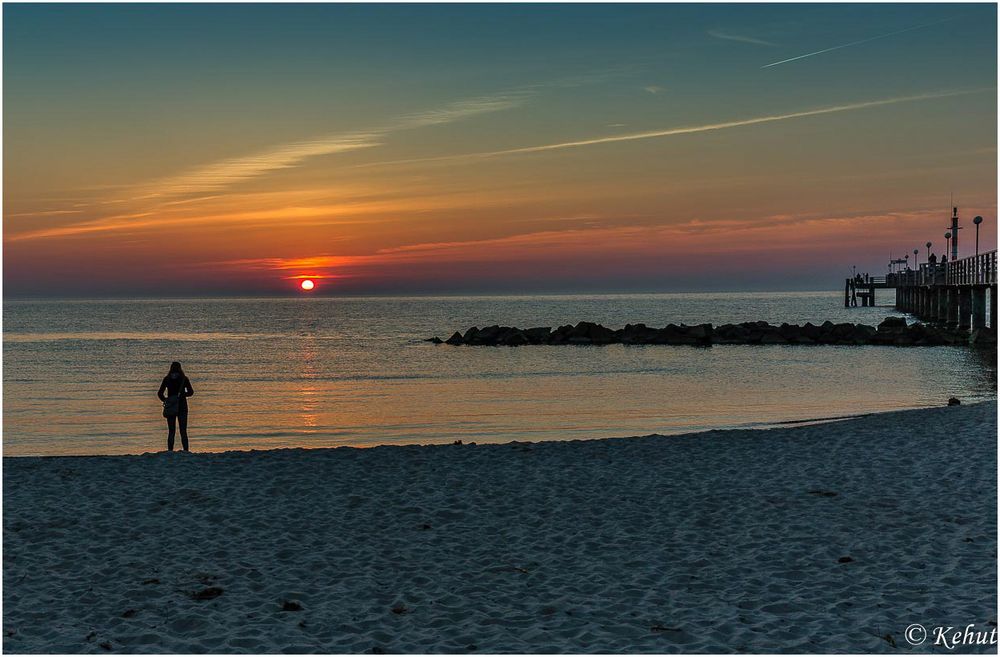 Sonnenuntergang in Wustrow