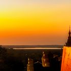 Sonnenuntergang in Yangon 