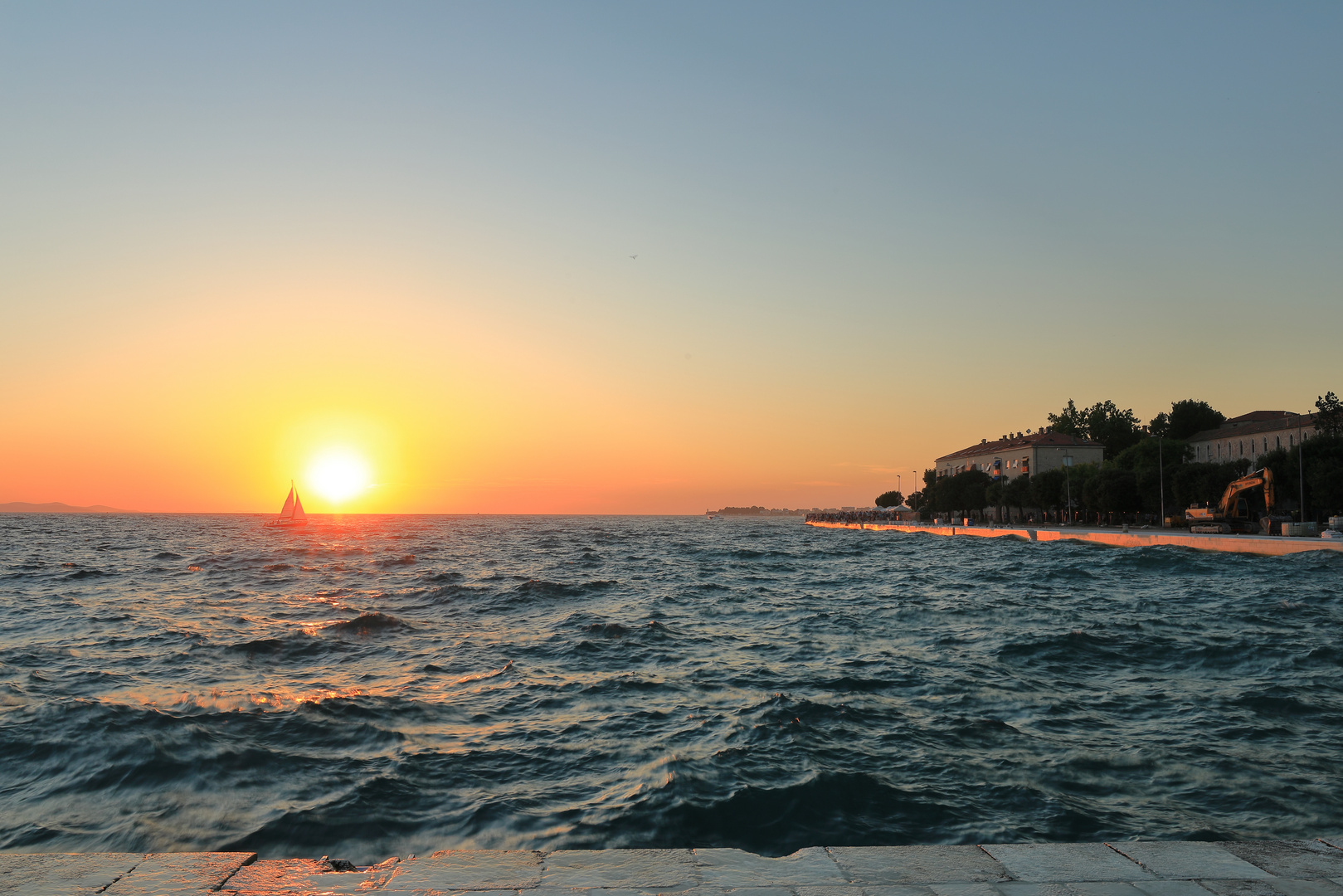 Sonnenuntergang in Zadar