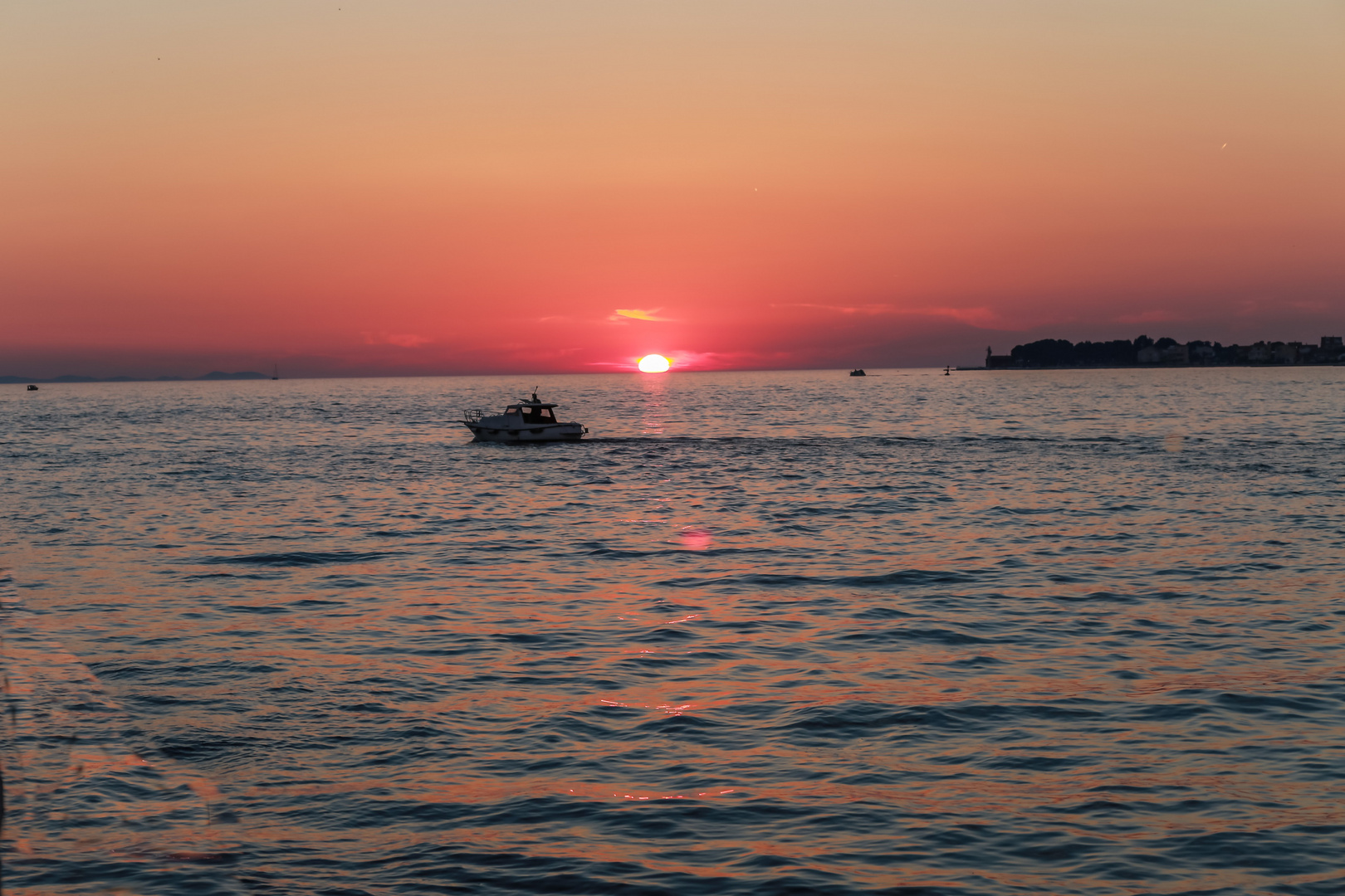 Sonnenuntergang in Zadar, Kroatien